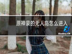 原神蒙的无人岛怎么进入