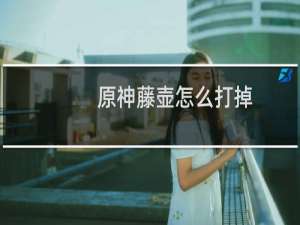 原神藤壶怎么打掉