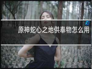 原神蛇心之地供奉物怎么用