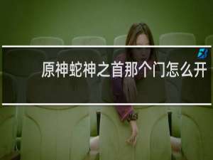 原神蛇神之首那个门怎么开