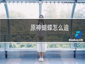 原神蝴蝶怎么追