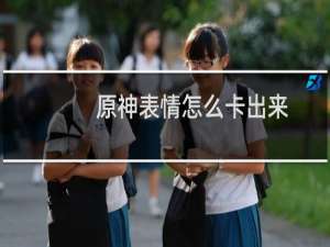 原神表情怎么卡出来