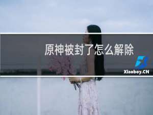 原神被封了怎么解除