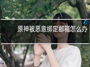 原神被恶意绑定邮箱怎么办