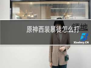 原神西装暴徒怎么打