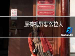 原神视野怎么拉大