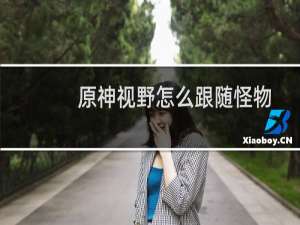 原神视野怎么跟随怪物