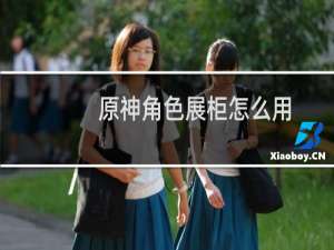 原神角色展柜怎么用