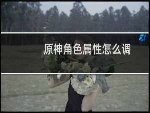 原神角色属性怎么调