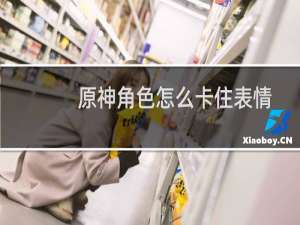 原神角色怎么卡住表情