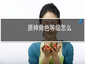 原神角色等级怎么