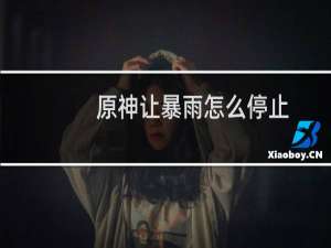 原神让暴雨怎么停止