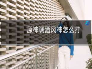 原神调酒风神怎么打