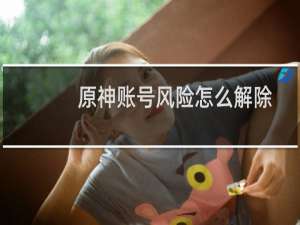 原神账号风险怎么解除