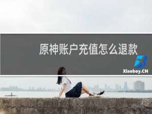 原神账户充值怎么退款