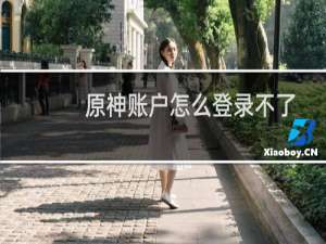 原神账户怎么登录不了