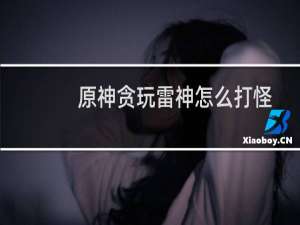 原神贪玩雷神怎么打怪