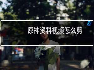 原神资料视频怎么剪