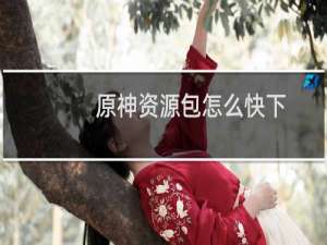 原神资源包怎么快下