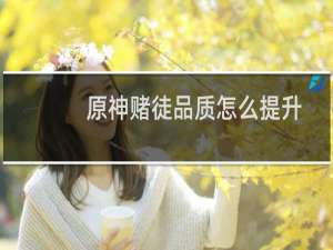 原神赌徒品质怎么提升