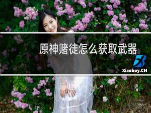 原神赌徒怎么获取武器