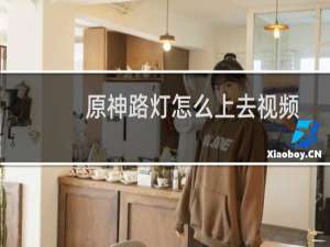 原神路灯怎么上去视频