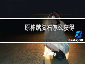 原神踮脚石怎么获得