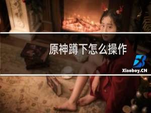 原神蹲下怎么操作