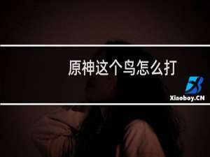 原神这个鸟怎么打