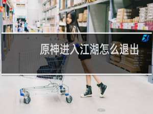 原神进入江湖怎么退出