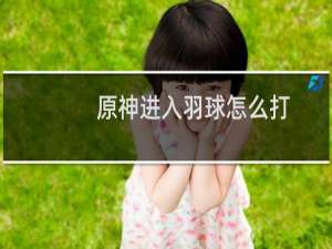 原神进入羽球怎么打