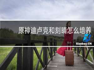 原神迪卢克和刻晴怎么培养