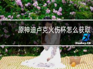 原神迪卢克火伤杯怎么获取