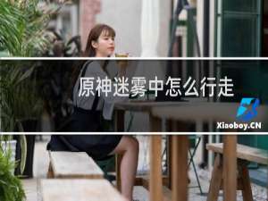 原神迷雾中怎么行走