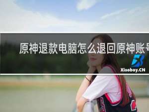 原神退款电脑怎么退回原神账号