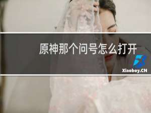 原神那个问号怎么打开