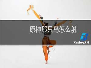 原神那只鸟怎么射