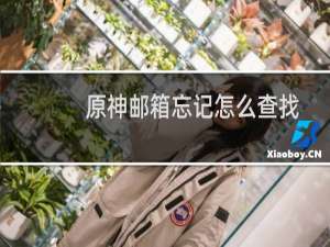原神邮箱忘记怎么查找