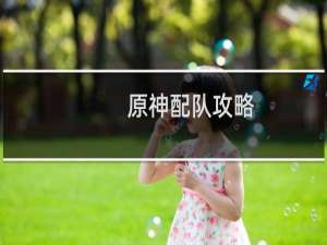 原神配队攻略
