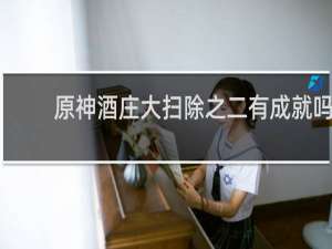 原神酒庄大扫除之二有成就吗