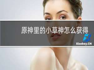 原神里的小草神怎么获得