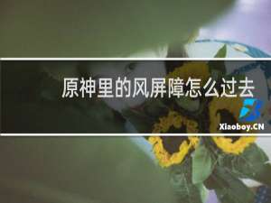 原神里的风屏障怎么过去