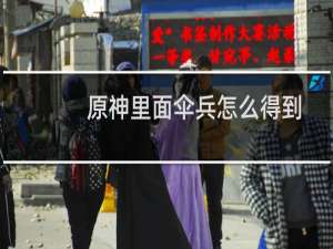 原神里面伞兵怎么得到