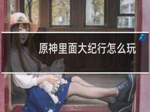 原神里面大纪行怎么玩