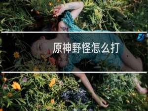 原神野怪怎么打