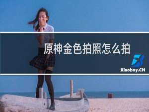 原神金色拍照怎么拍