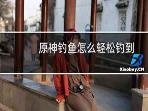 原神钓鱼怎么轻松钓到
