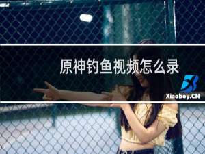 原神钓鱼视频怎么录