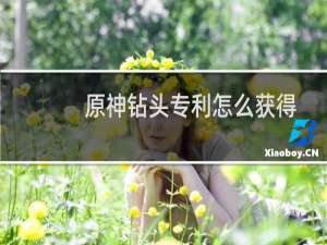 原神钻头专利怎么获得