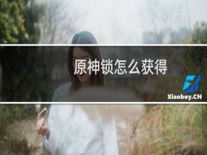 原神锁怎么获得